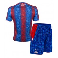 Echipament fotbal Crystal Palace Tricou Acasa 2024-25 pentru copii maneca scurta (+ Pantaloni scurti)